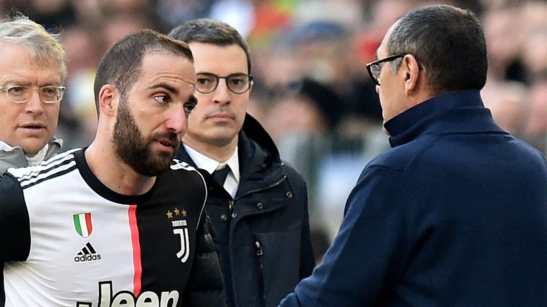 Gonzalo Higuain Maurizio Sarri Juventus