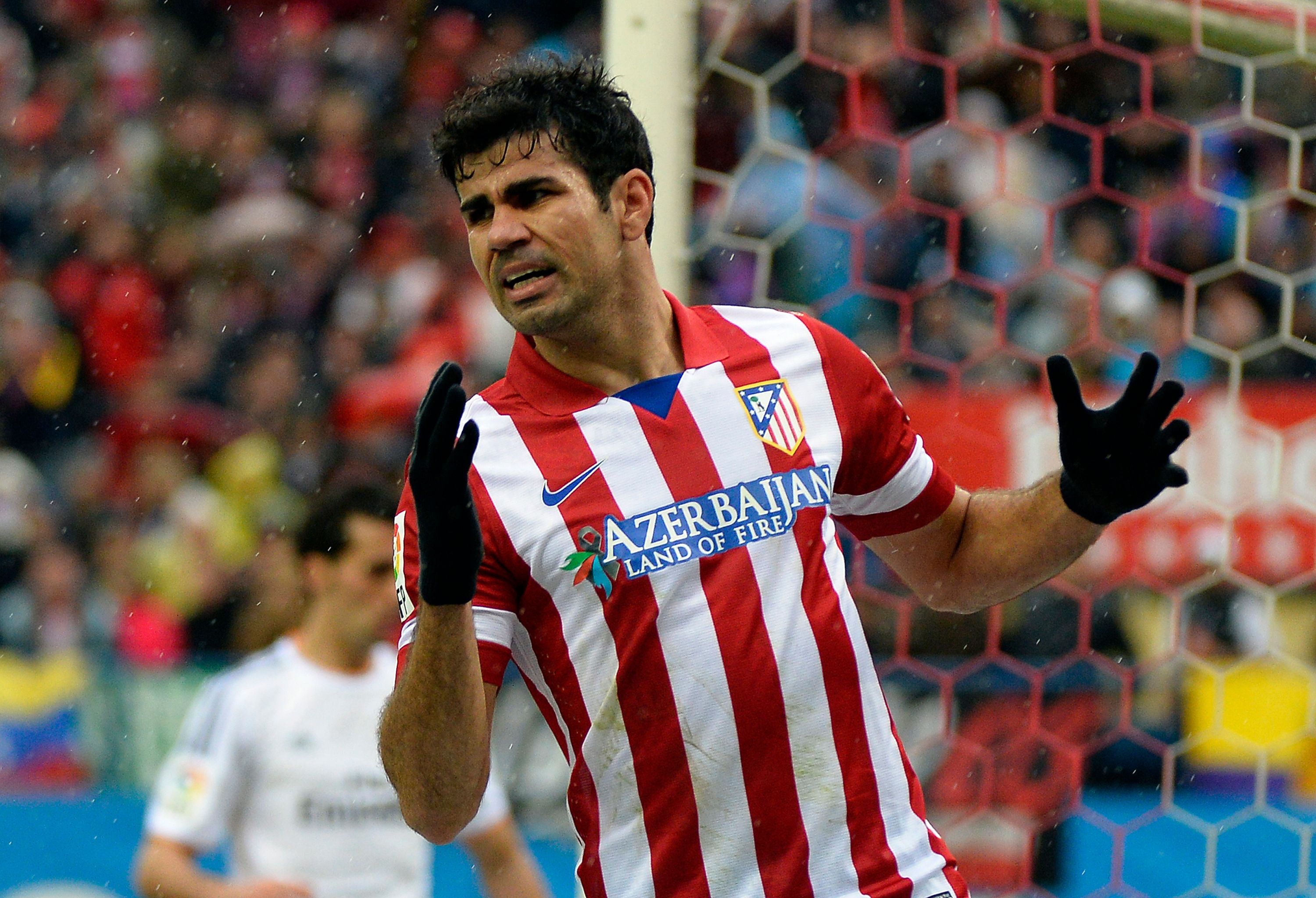 Atletico Madrid forward Diego Costa