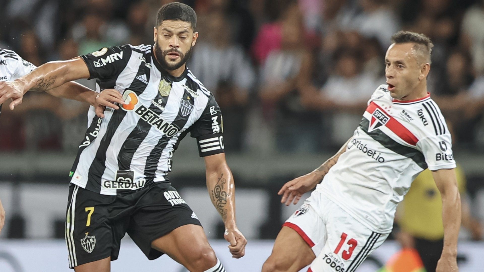 Hulk Rafinha Atlético-MG São Paulo Brasileirão 10 07 2022