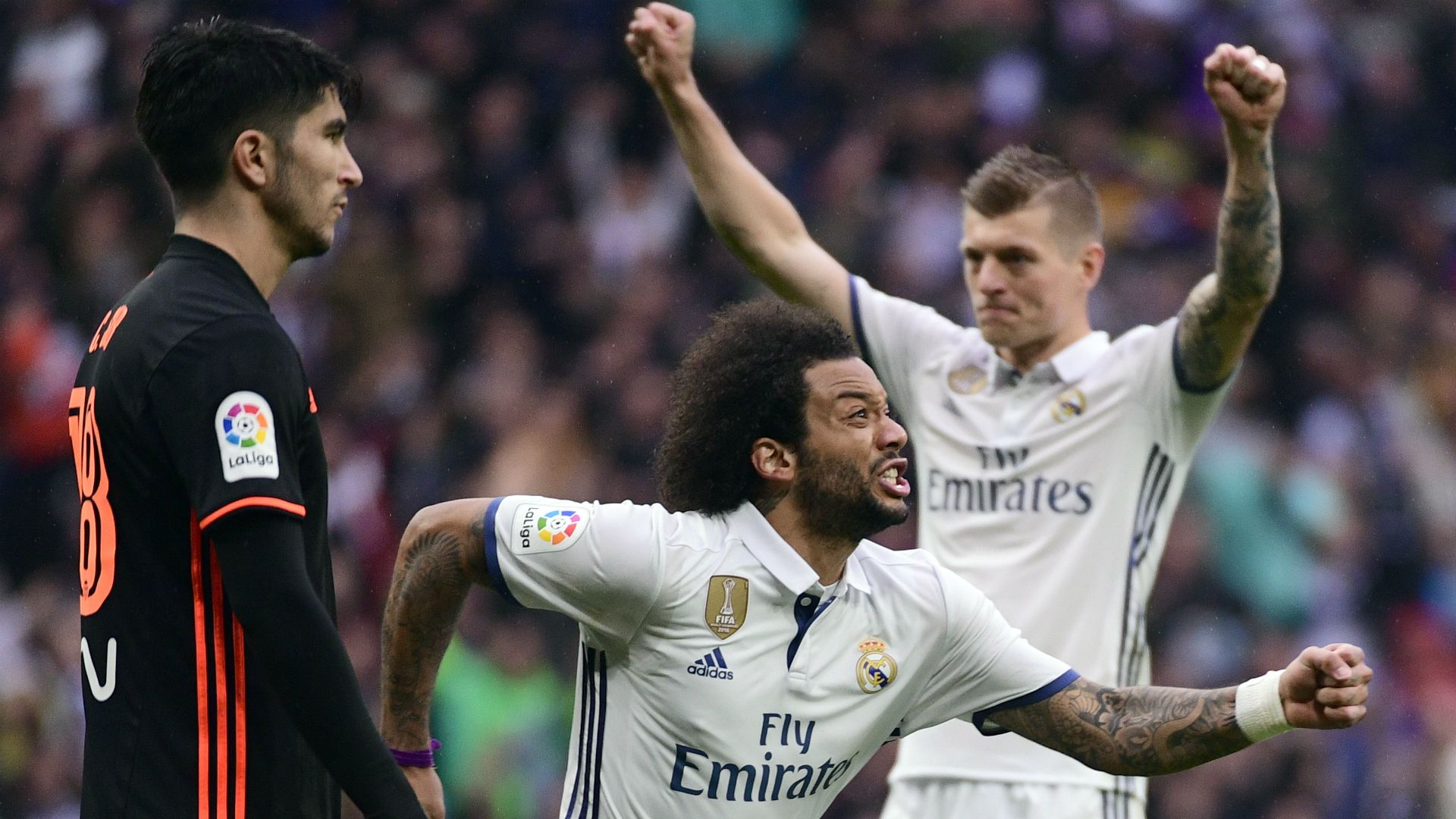 Marcelo Real Madrid Valencia LaLiga 29042017