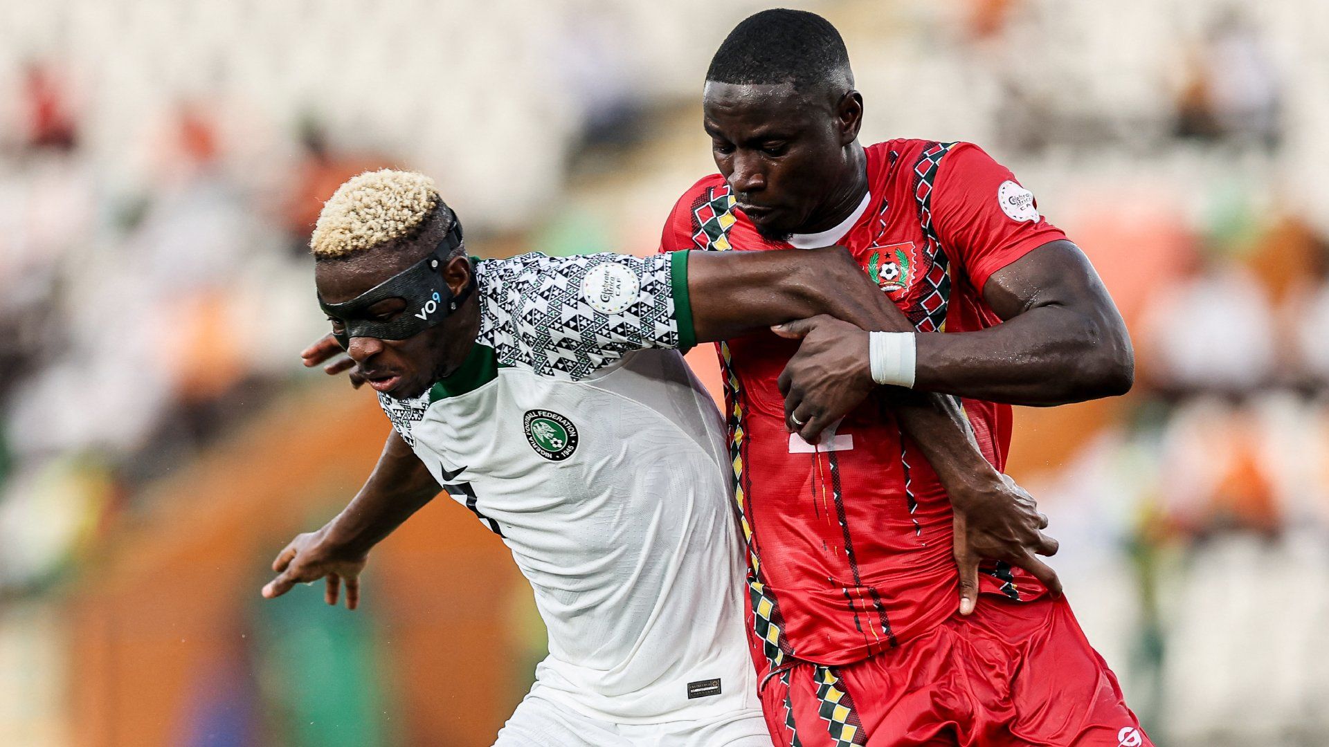 Victor Osimhen Opa Sangante Nigeria Guinea-Bissau Afcon 2023