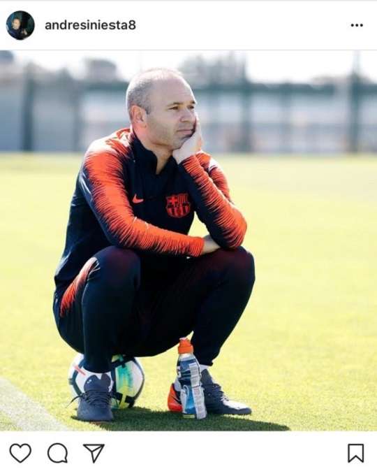 FC바르셀로나 주장 이니에스타. 사진 출처 = 이니에스타 인스타그램