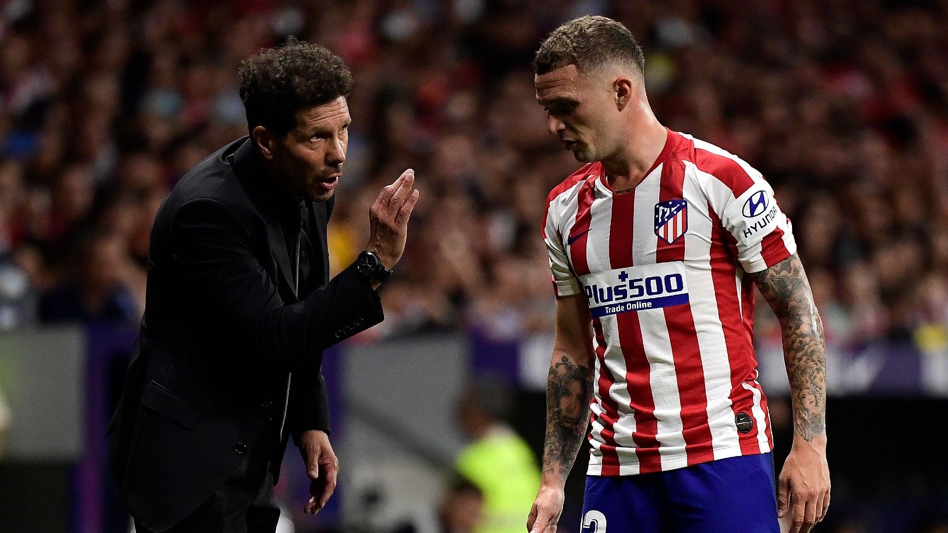 Kieran Trippier Diego Simeone Atletico Madrid