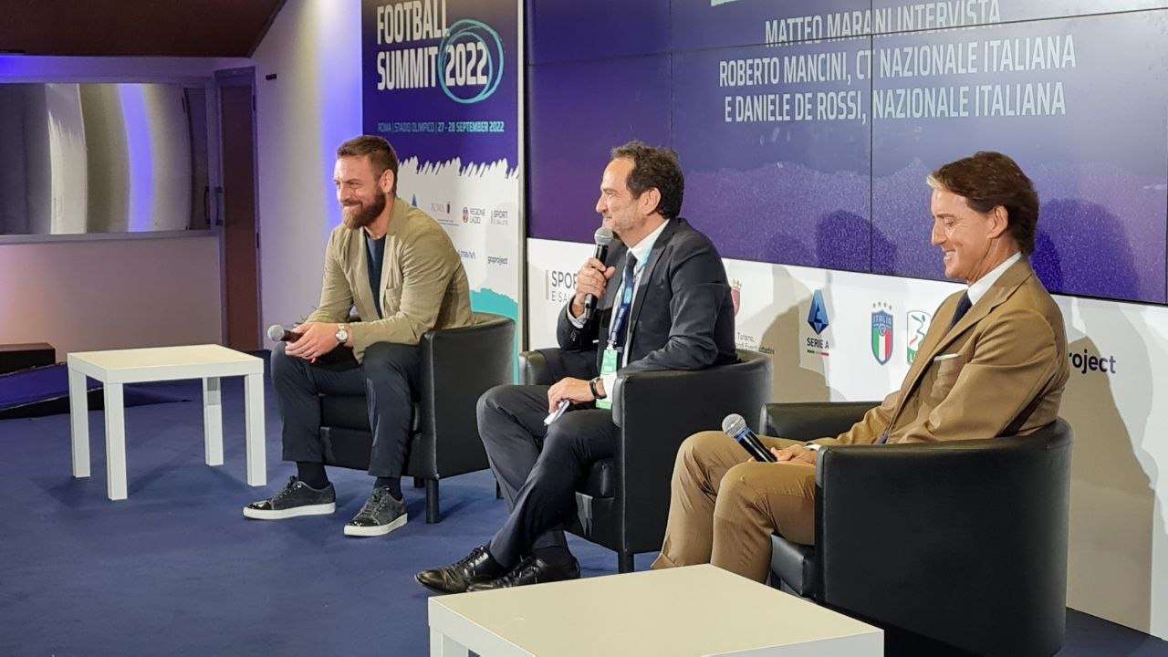 MANCINI DE ROSSI SOCIAL FOOTBALL SUMMIT