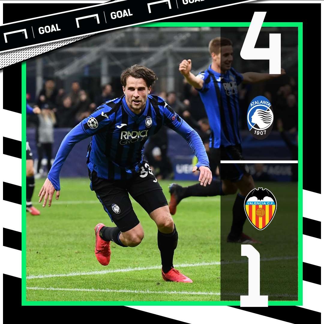 Atalanta 4-1 Valencia PS