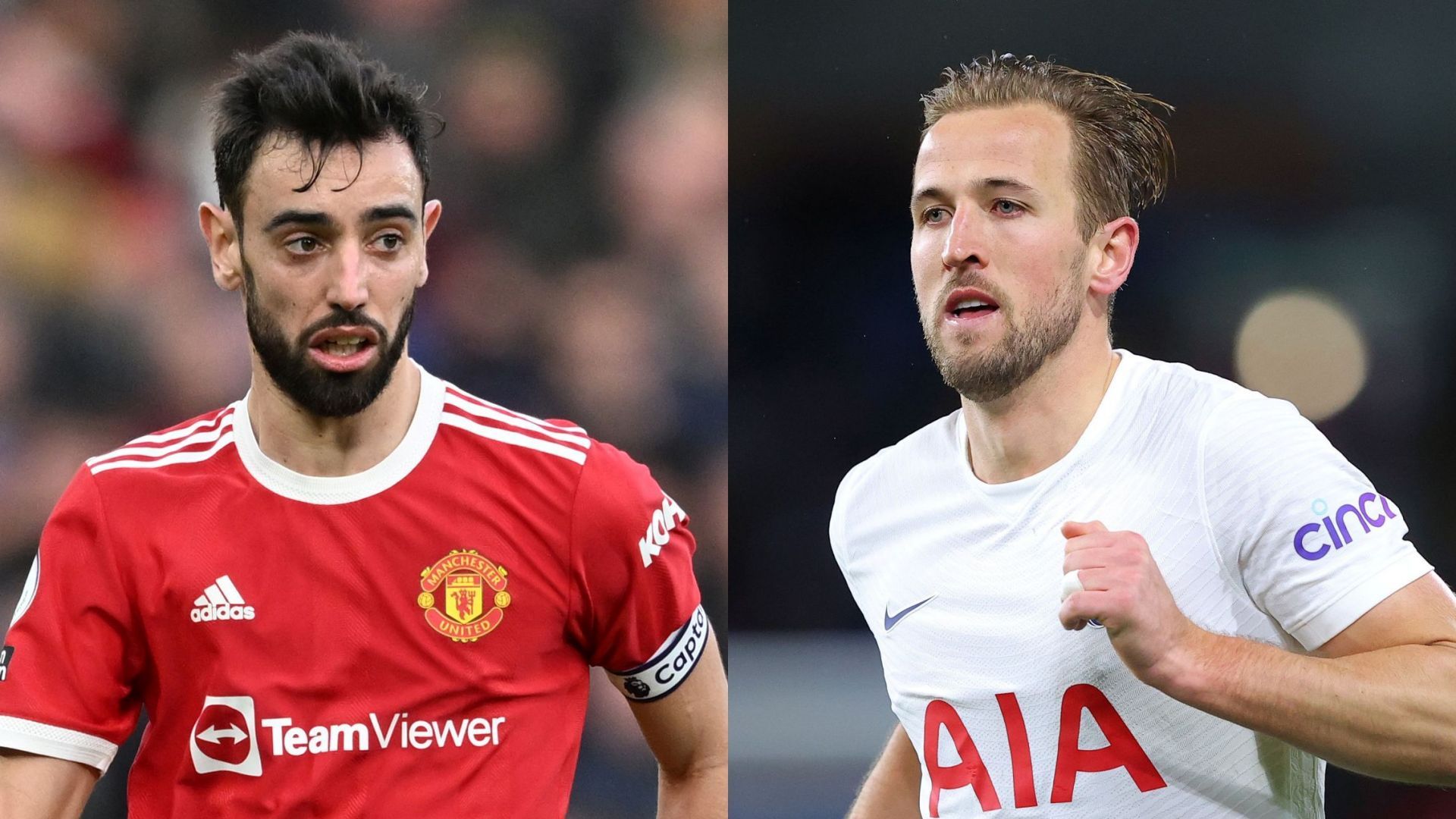 Bruno Fernandes Manchester United Harry Kane Tottenham