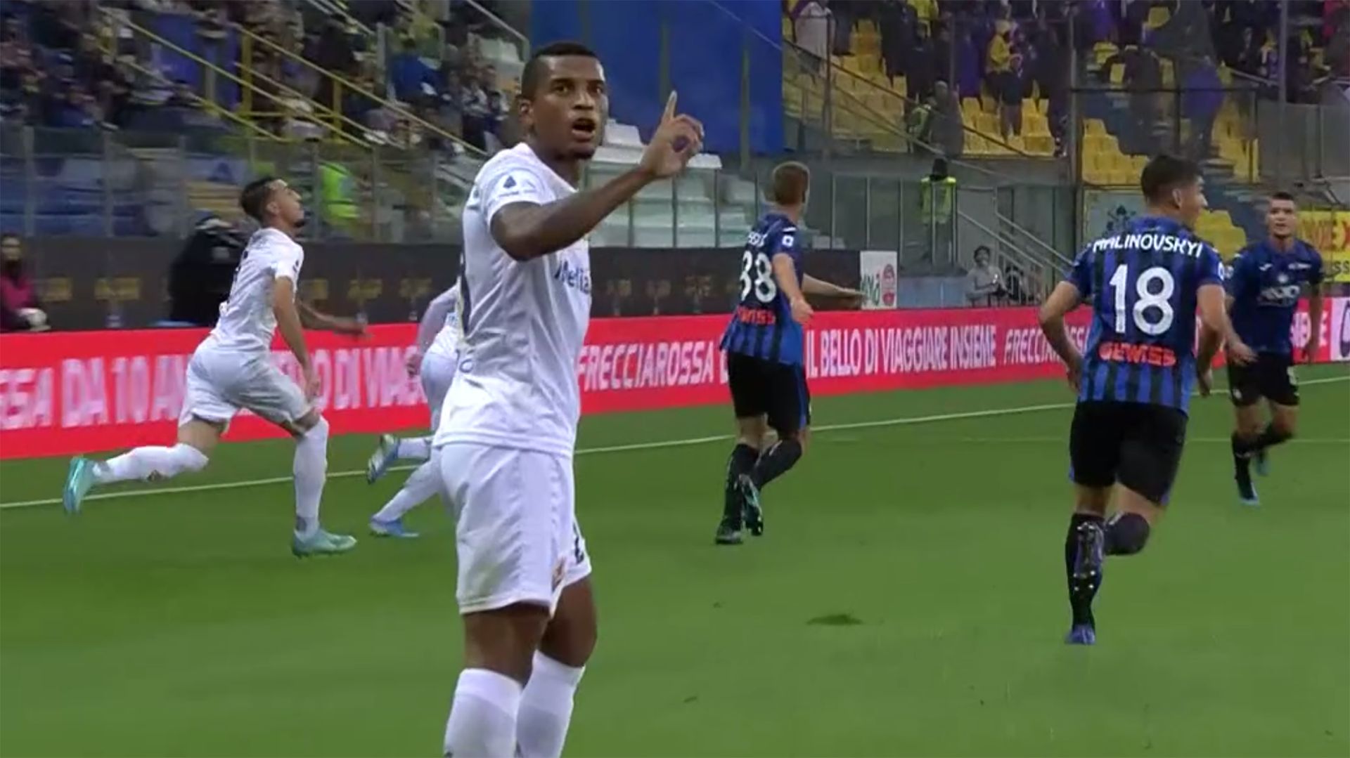 Dalbert Atalanta Fiorentina Serie A racism reaction