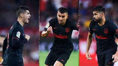 Morata, Correa y Costa, Atlético de Madrid