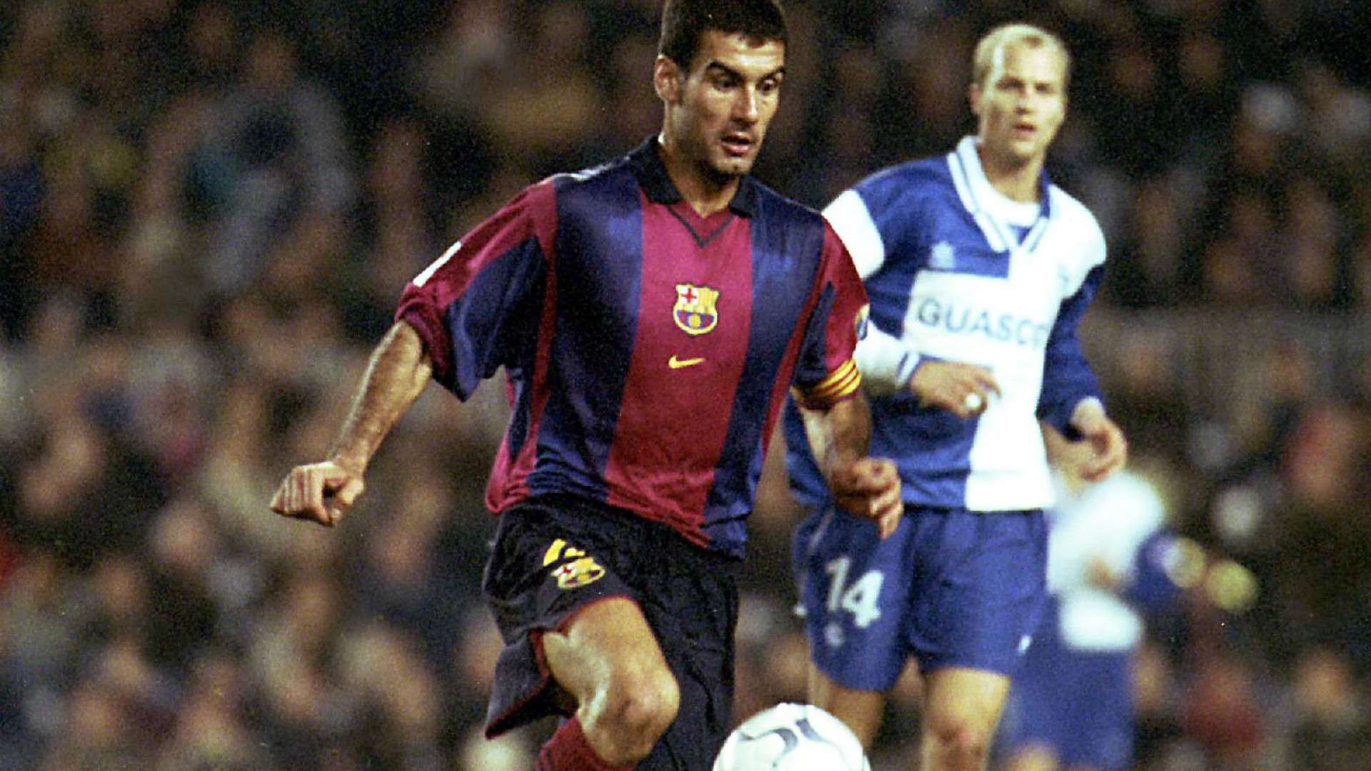 Pep Guardiola Spain Barcelona Cruyff's Best XI