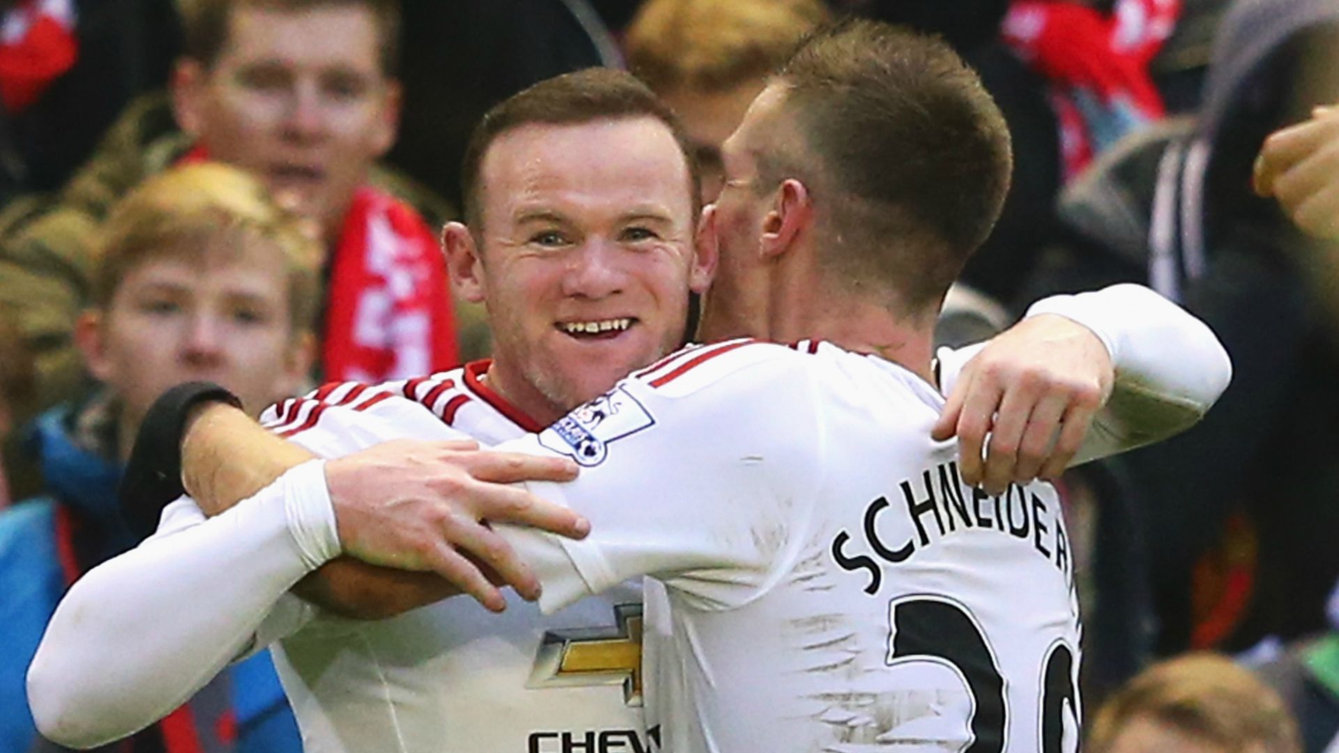 Wayne Rooney and Morgan Schneiderlin