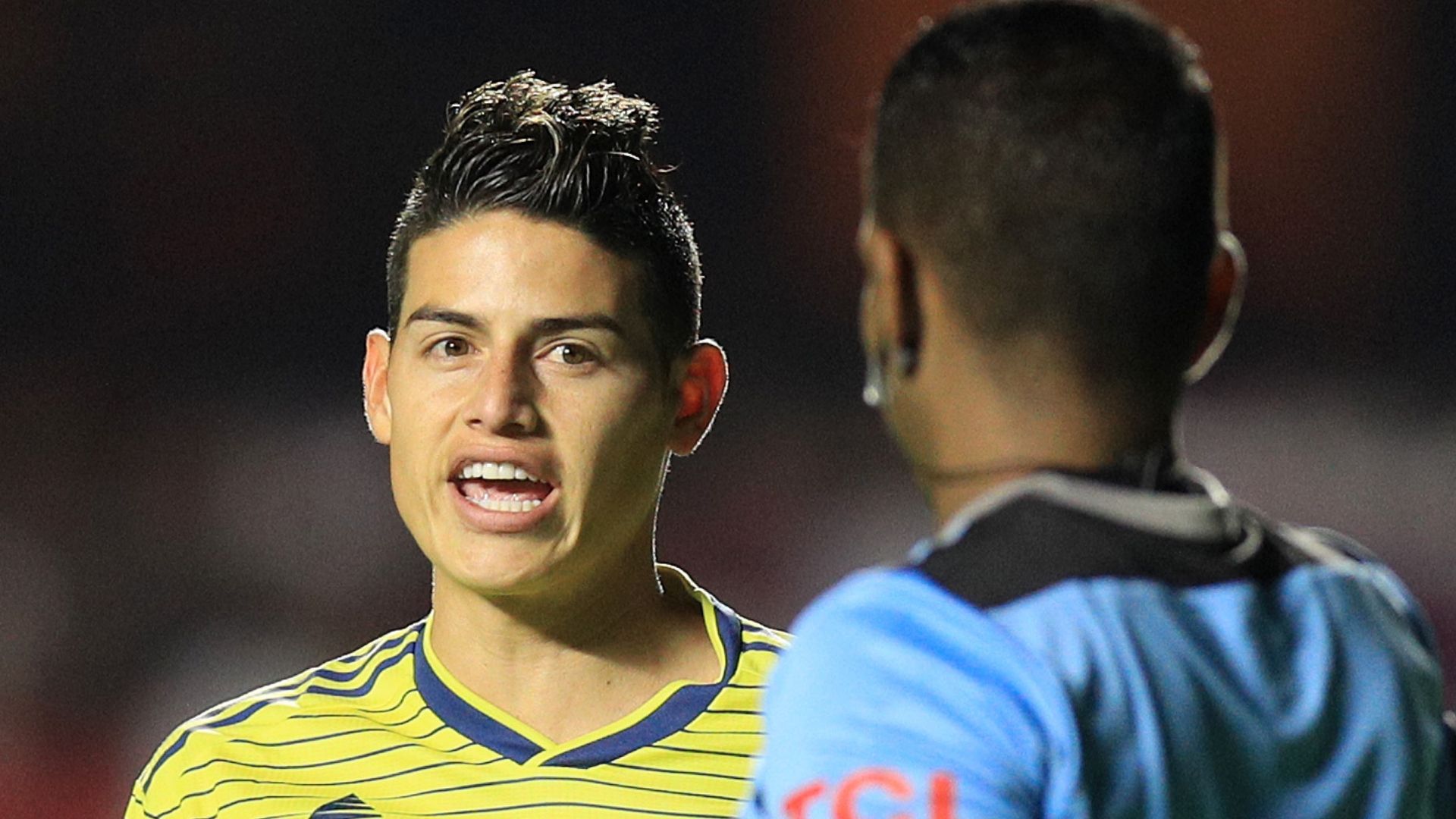 James Rodriguez, Referee, Colombia vs Qatar