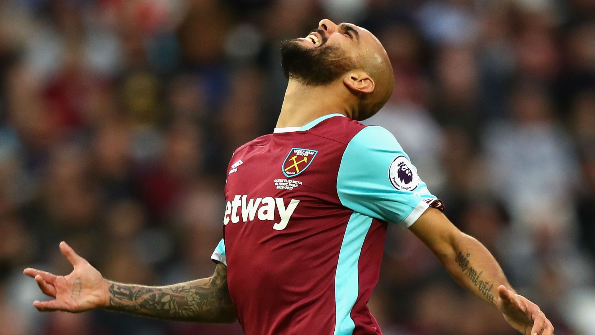 Simon Zaza Premier League West Ham v Sunderland 221016