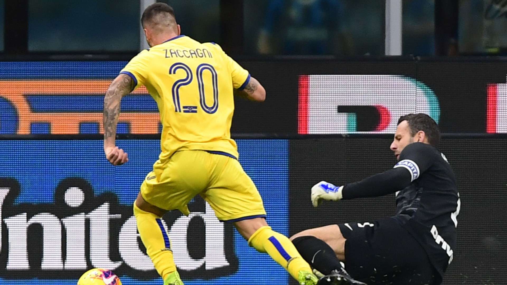 Handanovic Zaccagni - Inter Verona