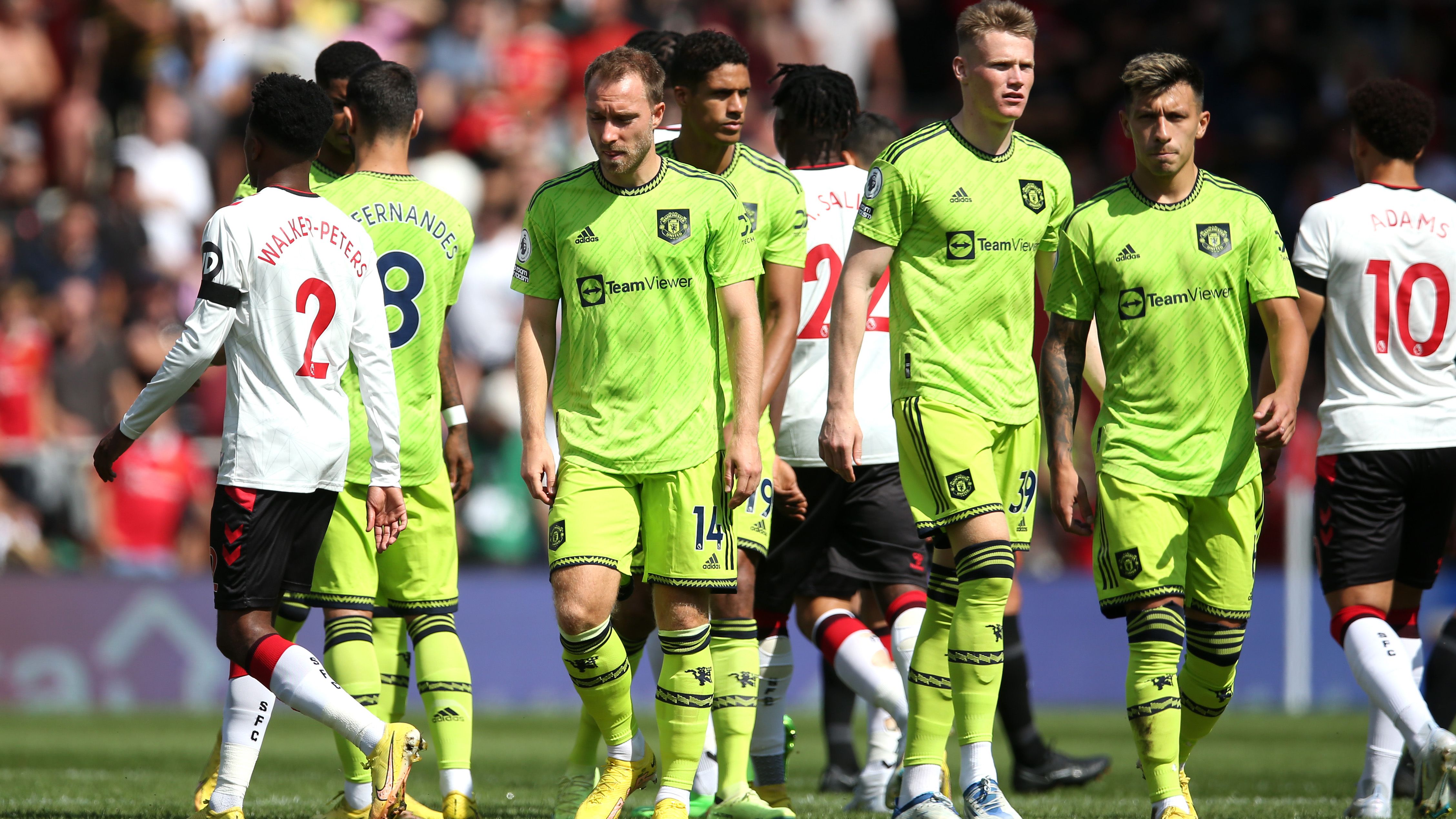 Christian Eriksen Manchester United Southampton 2022-23