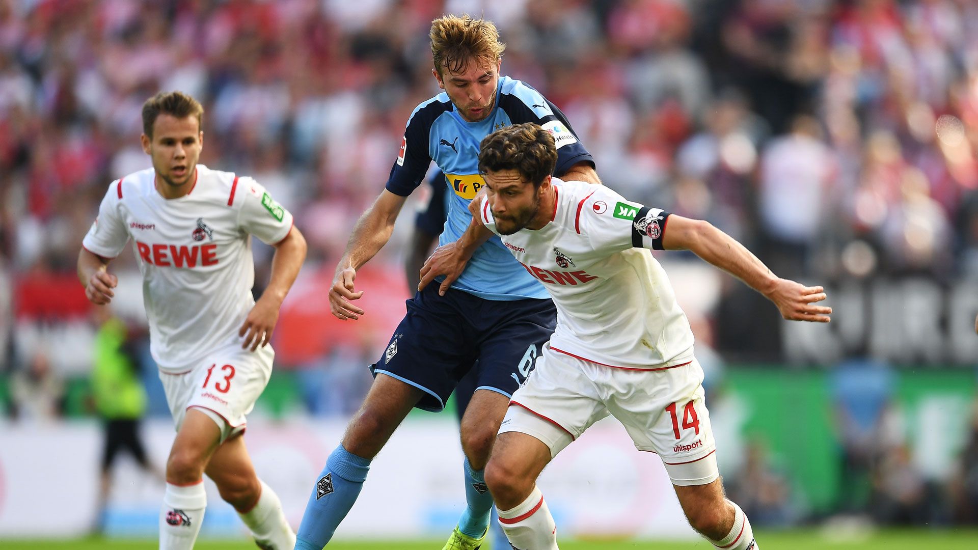 Gladbach 1. FC Köln Bundesliga Zweikampf 14092019