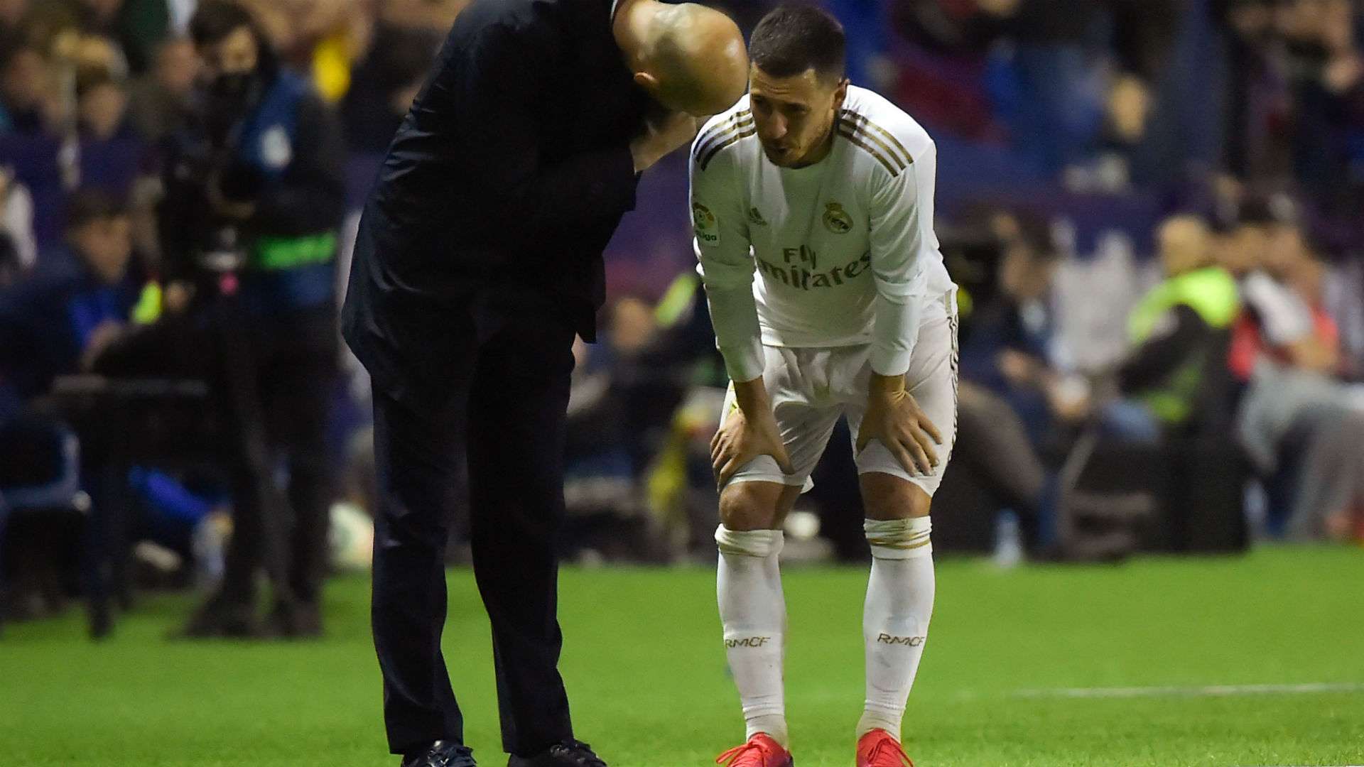 Zinedine Zidane Eden Hazard Real Madrid