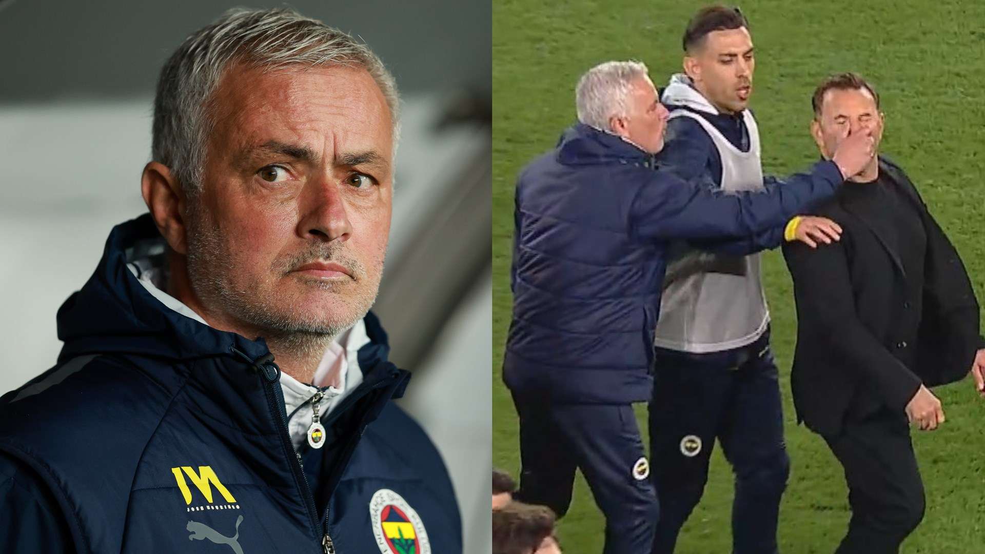 Jose Mourinho nose incident Fenerbahce