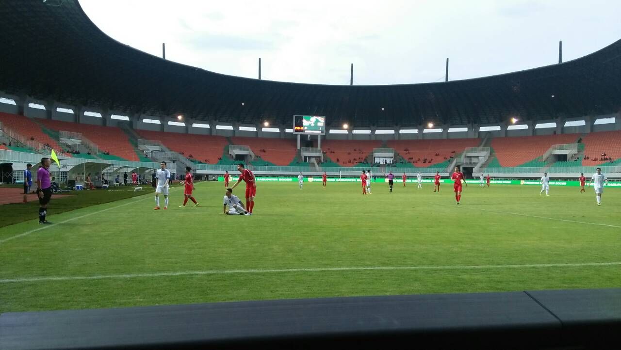 Uzbekistan vs Korea Utara - Anniversary Cup 2018