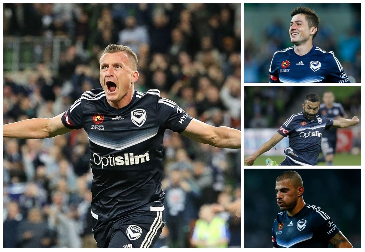 Besart Berisha Marco Rojas Fahid Ben Khalfallah James Troisi Melbourne Victory A-League