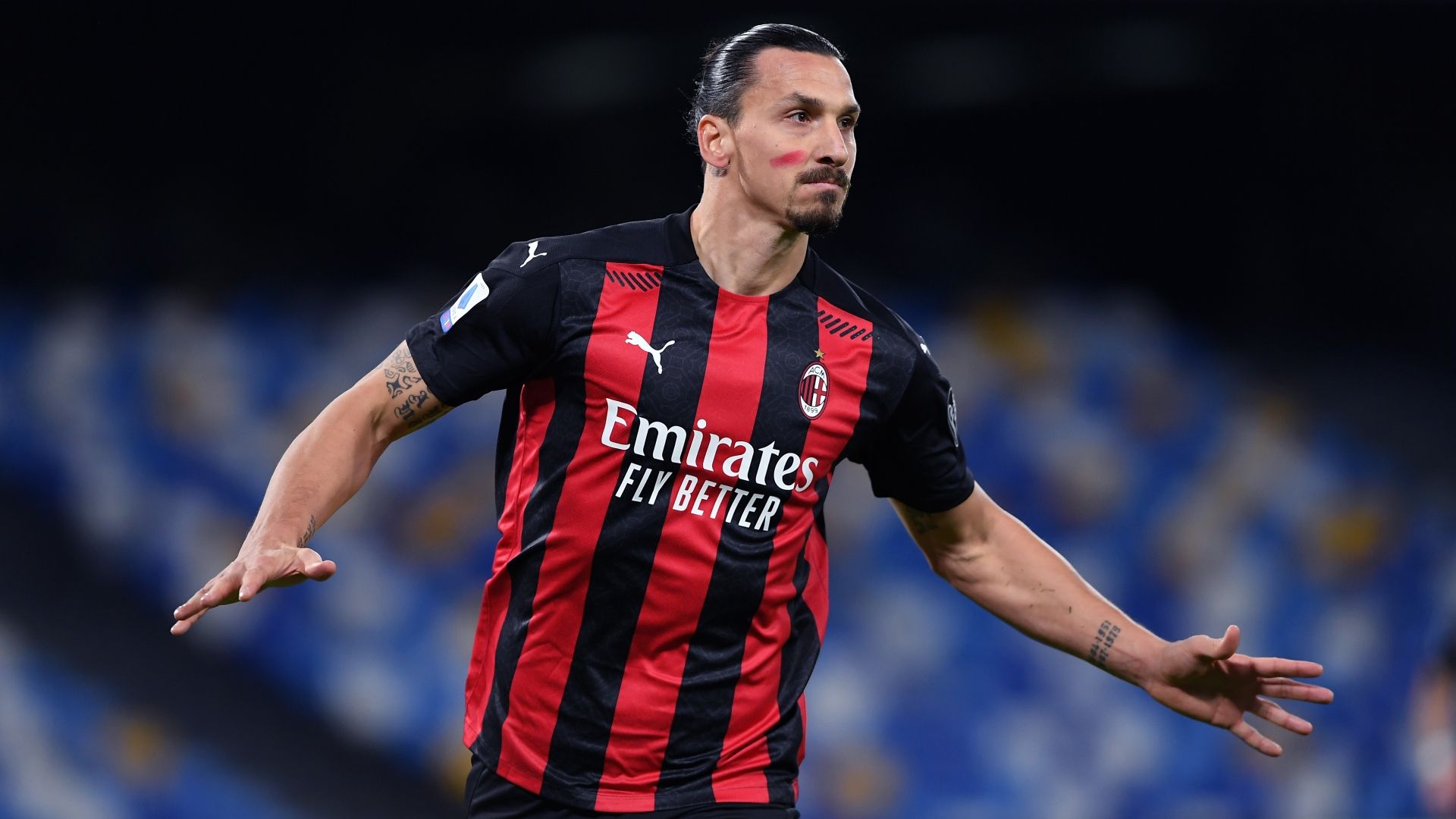 Zlatan Ibrahimovic Napoli v Milan Serie A 11222020