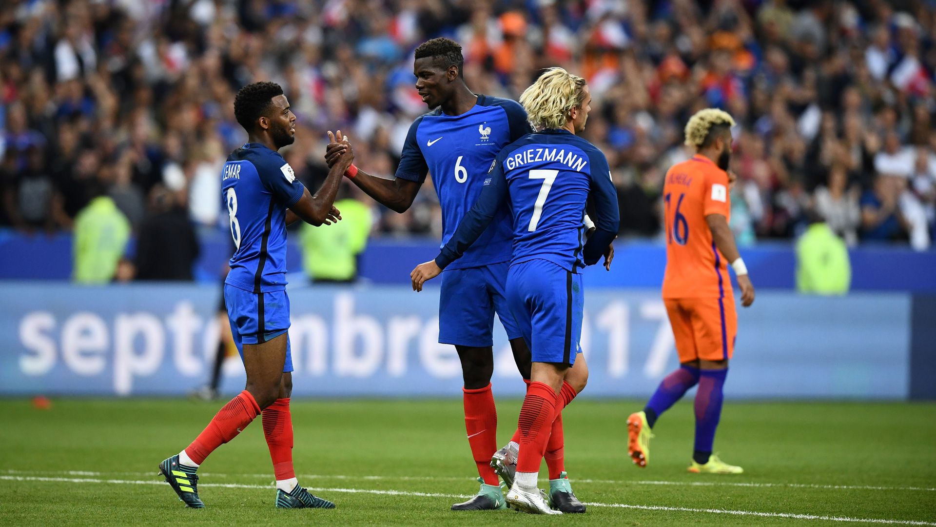 Lemar Pogba Griezmann France 30082017