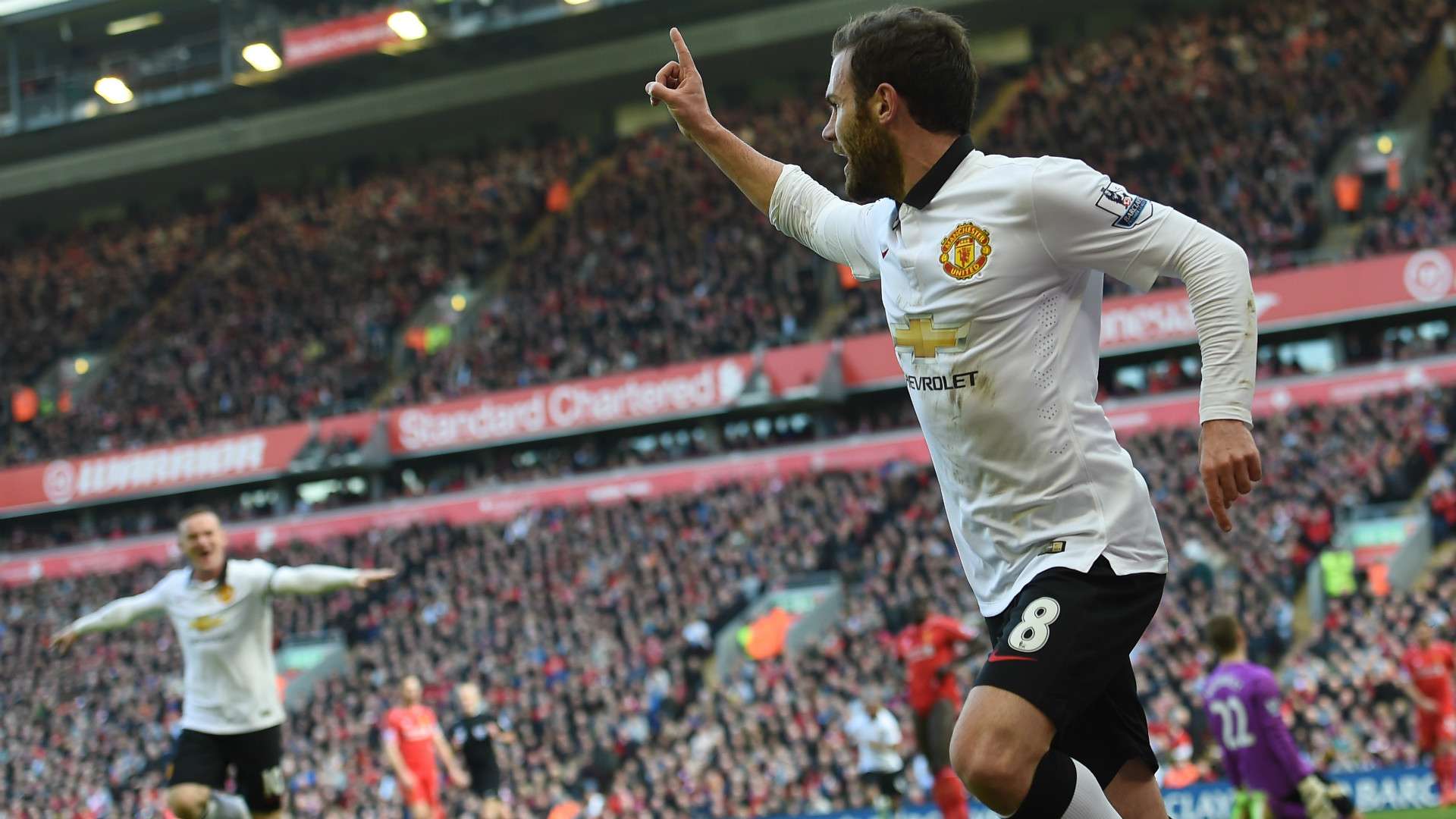 Juan Mata Liverpool Manchester United Premier League 220315