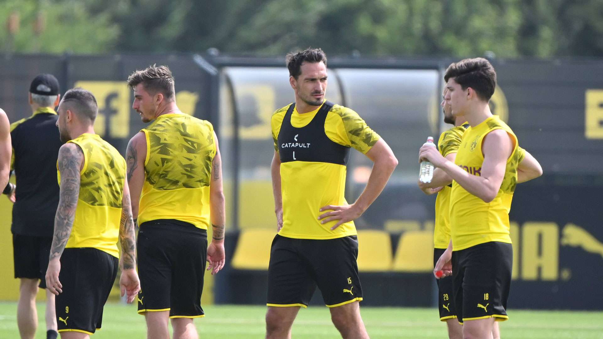GER ONLY Mats Hummels Borussia Dortmund BVB Training