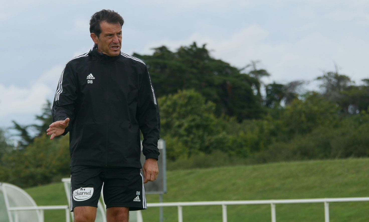 David Bechkoura, lors de la préparation estivale du Stade Brestois