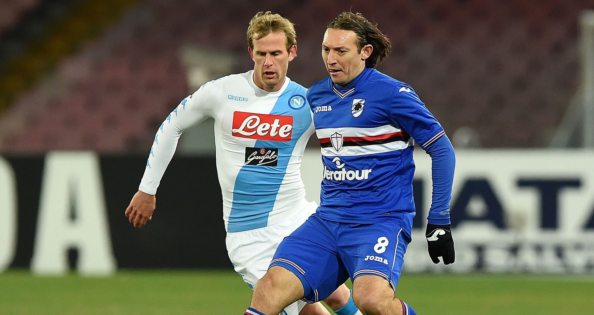 Edgar Barreto Ivan Strinic Napoli Sampdoria Serie A