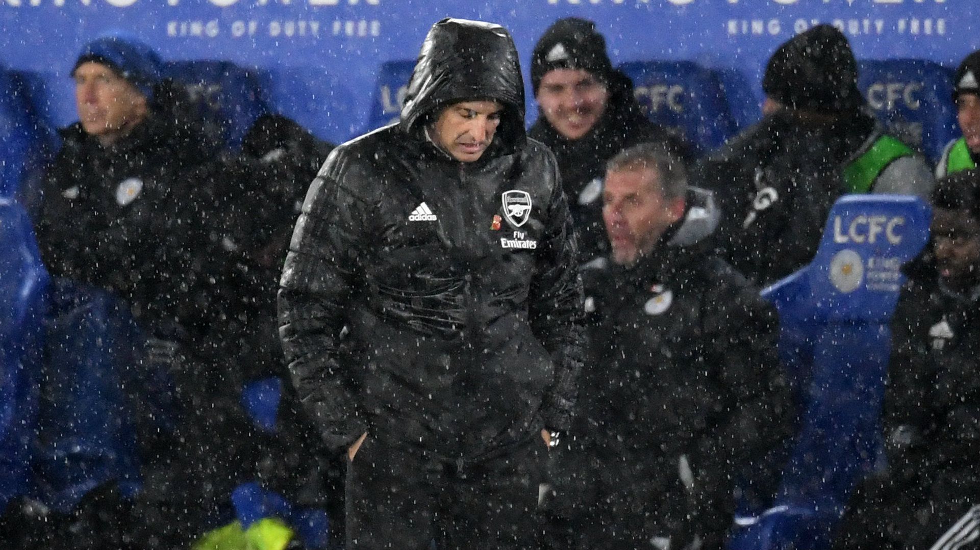 Unai Emery Leicester vs Arsenal 2019-20