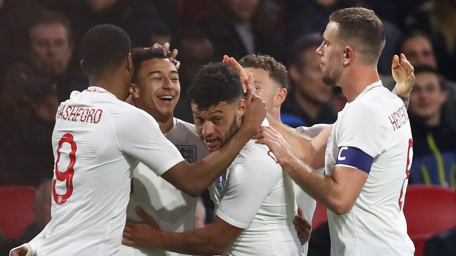 England celebrate