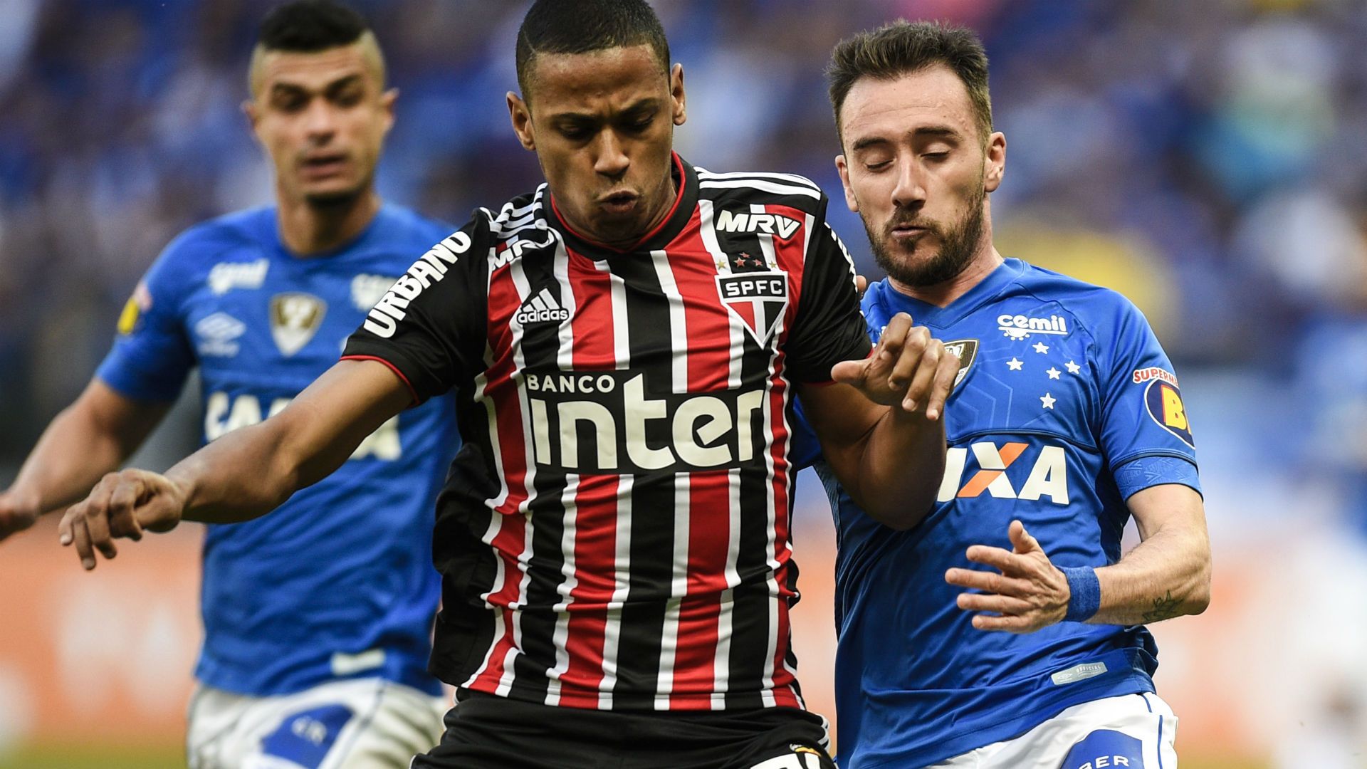 Bruno Alves Mancuello Cruzeiro São Paulo Brasileirão 29 07 2018