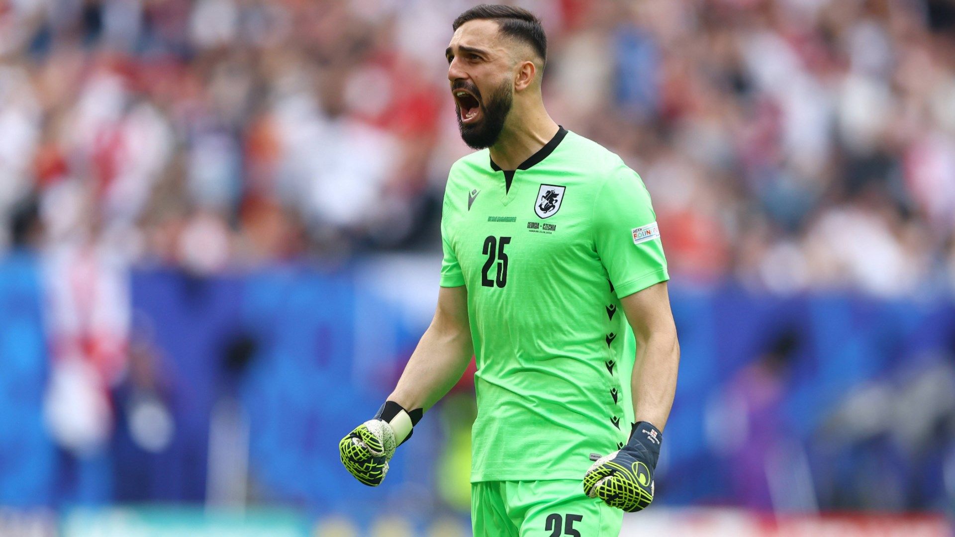 ONLY GERMANY Giorgi Mamardashvili Georgia Euro 2024