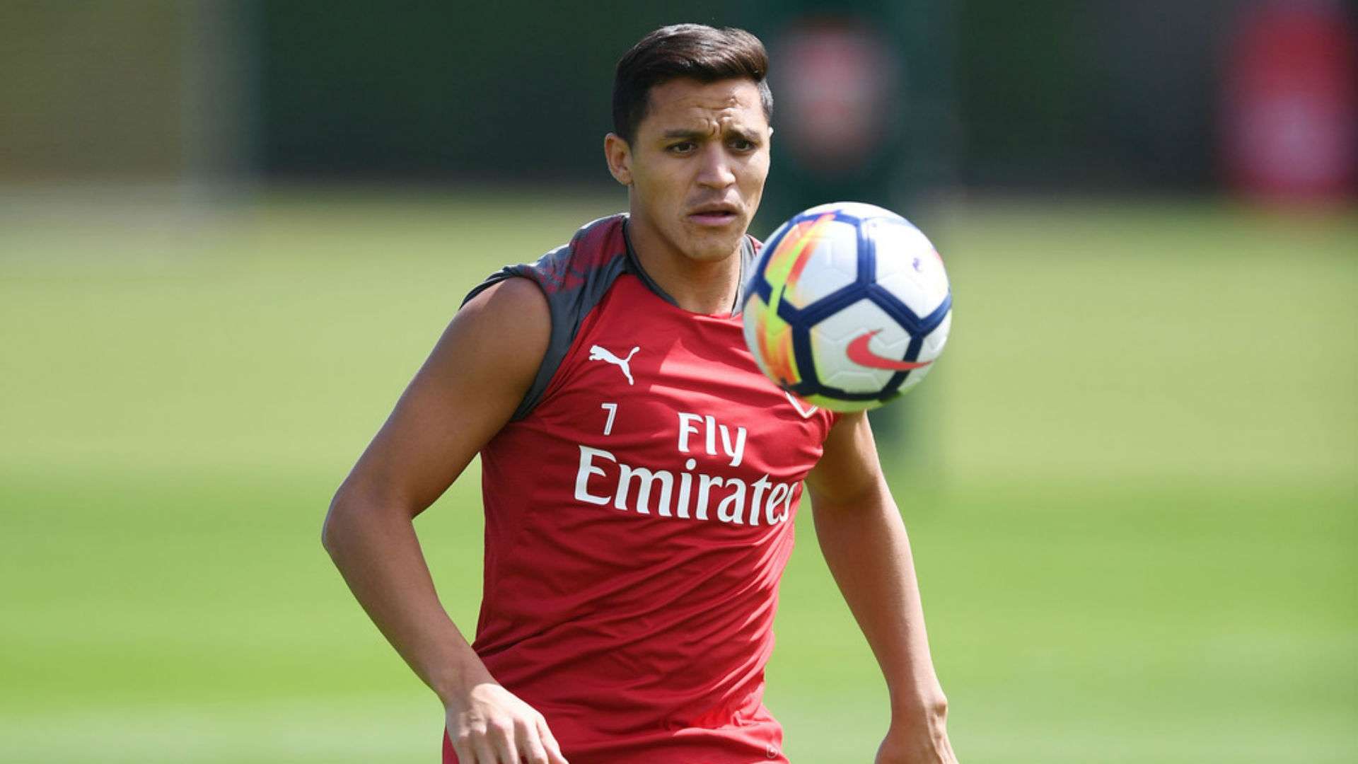 Primer entrenamiento de Alexis Sánchez en Arsenal 01082017