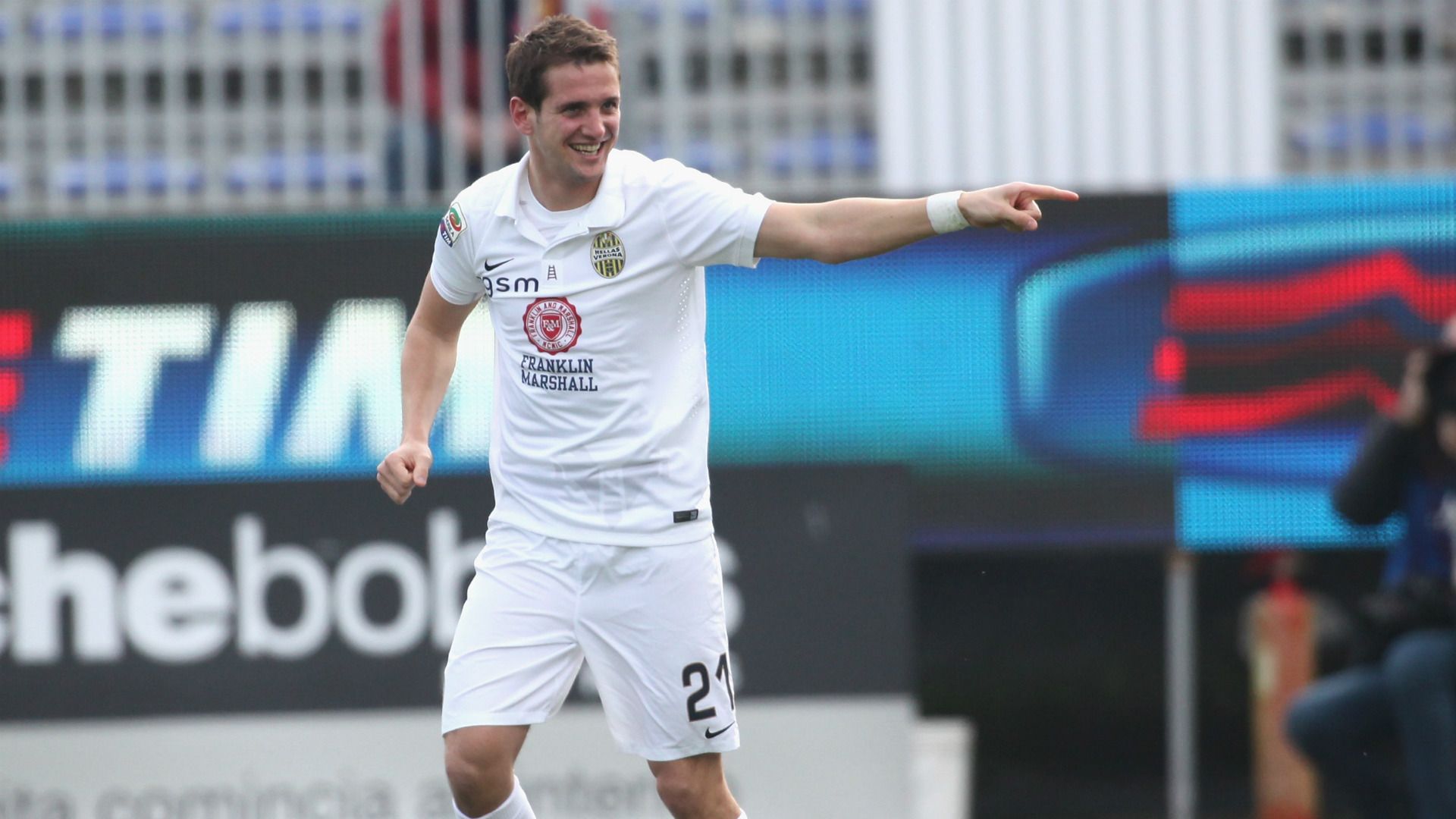 Juanito Gomez Taleb Hellas Verona Cagliari Serie A 01032015