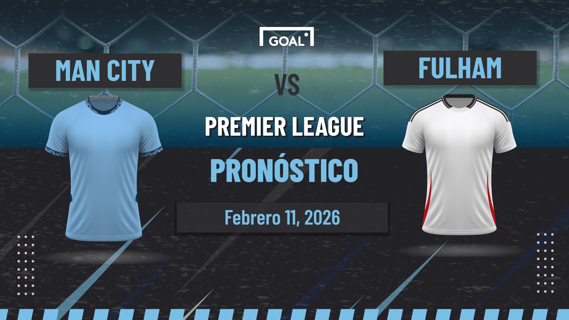 Manchester City vs Fulham Pronóstico y Apuestas Premier League | 11/02/26