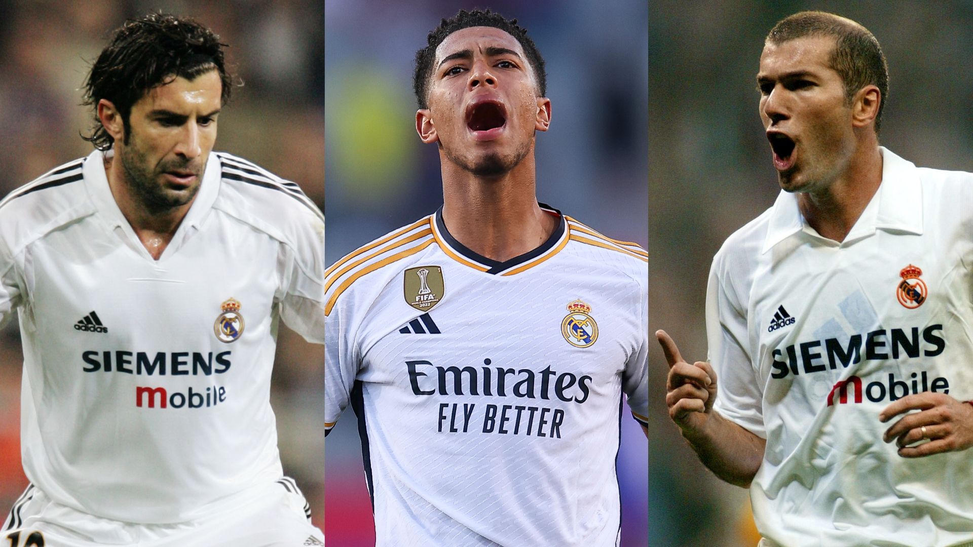 Luis Figo Jude Bellingham Zinedine Zidane