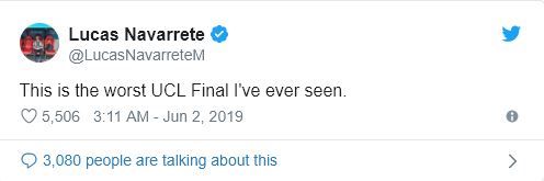 Reactions Tottenham Liverpool Champions League