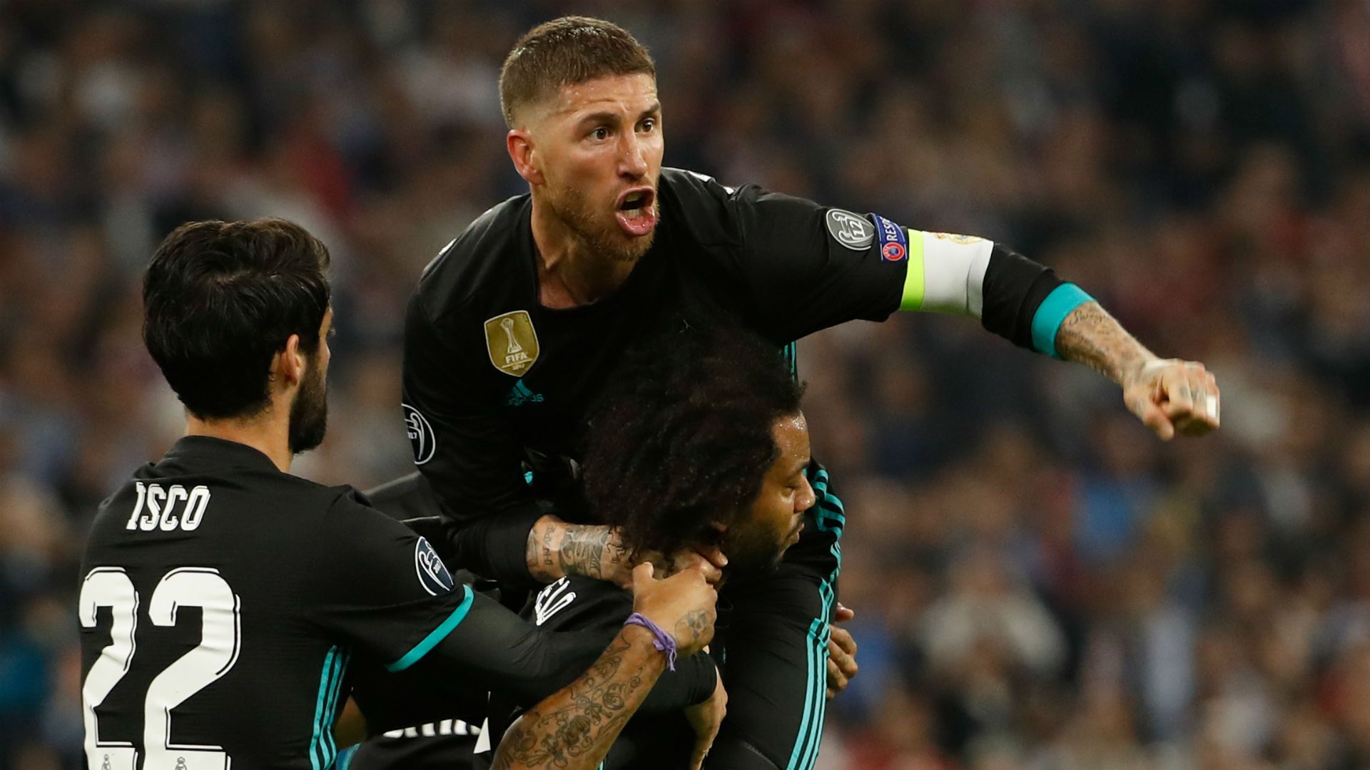 Marcelo Sergio Ramos Isco Real Madrid Bayern Munich Champions League