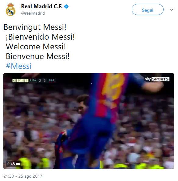 Screenshot Messi Real Madrid