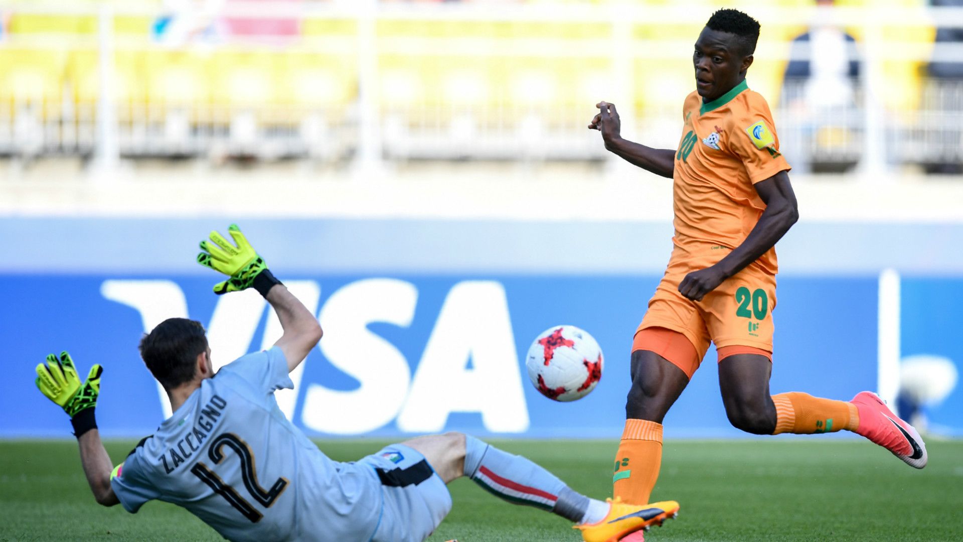Patson Daka, Italy U20, Zambia U20, WCU20, 05062017