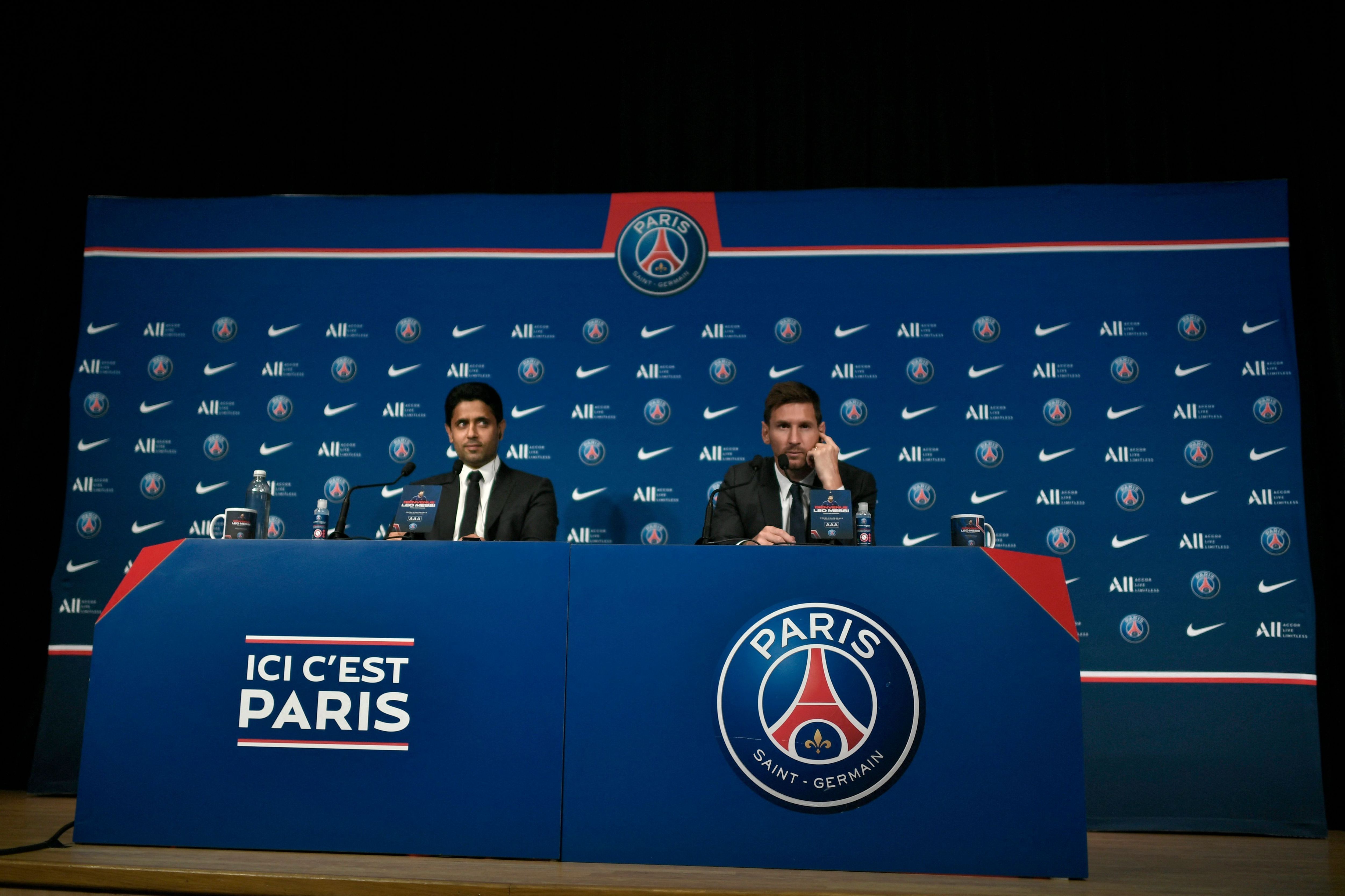 Al-Khelaifi Messi PSG