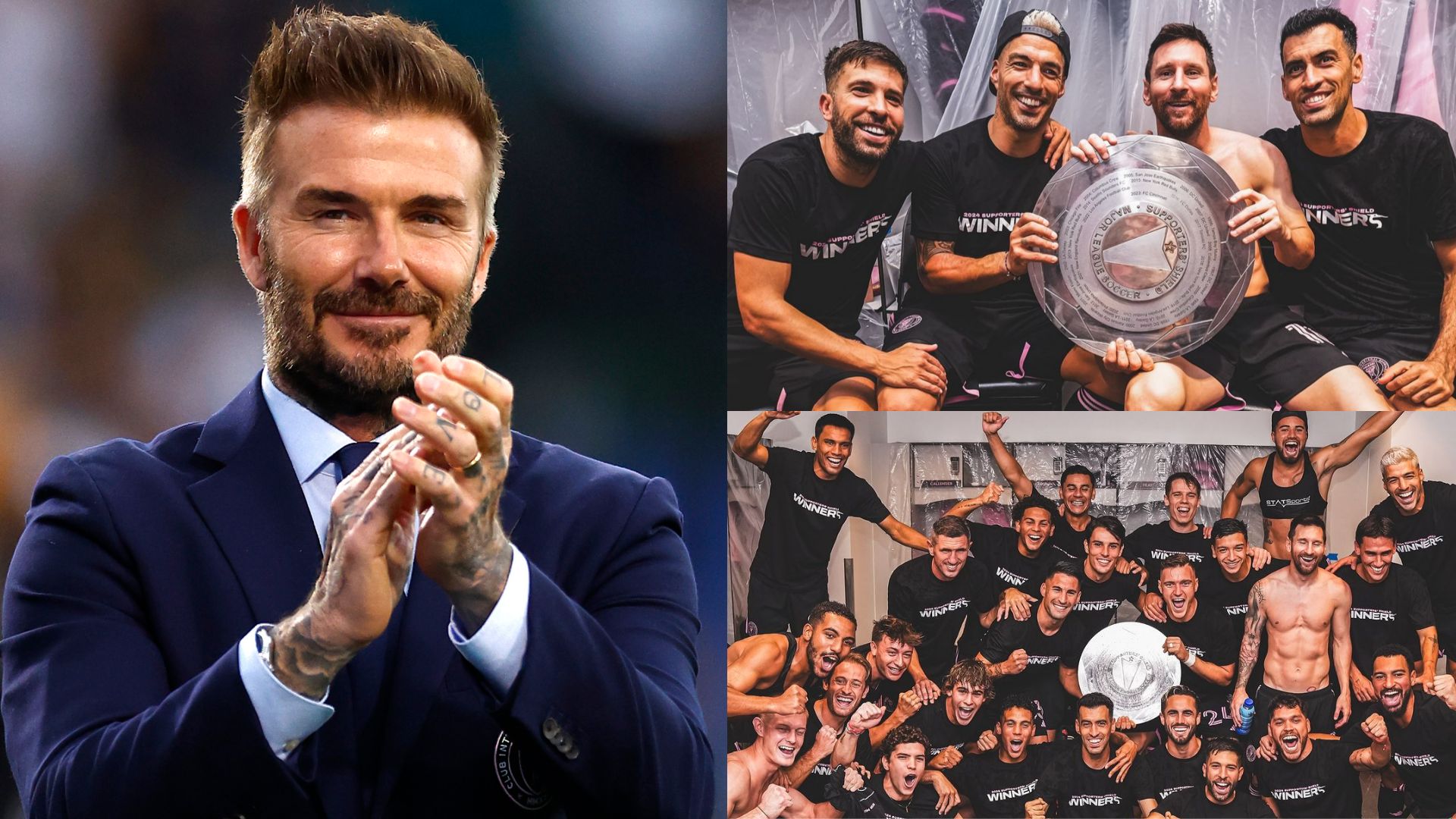 David Beckham Inter Miami Supporters' Shield 2024