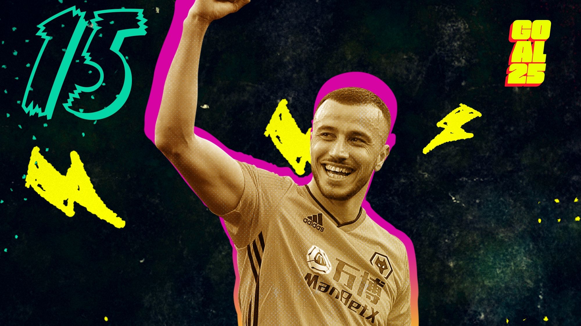 Goal 25 2020 15 Romain Saïss Wolverhampton Morocco