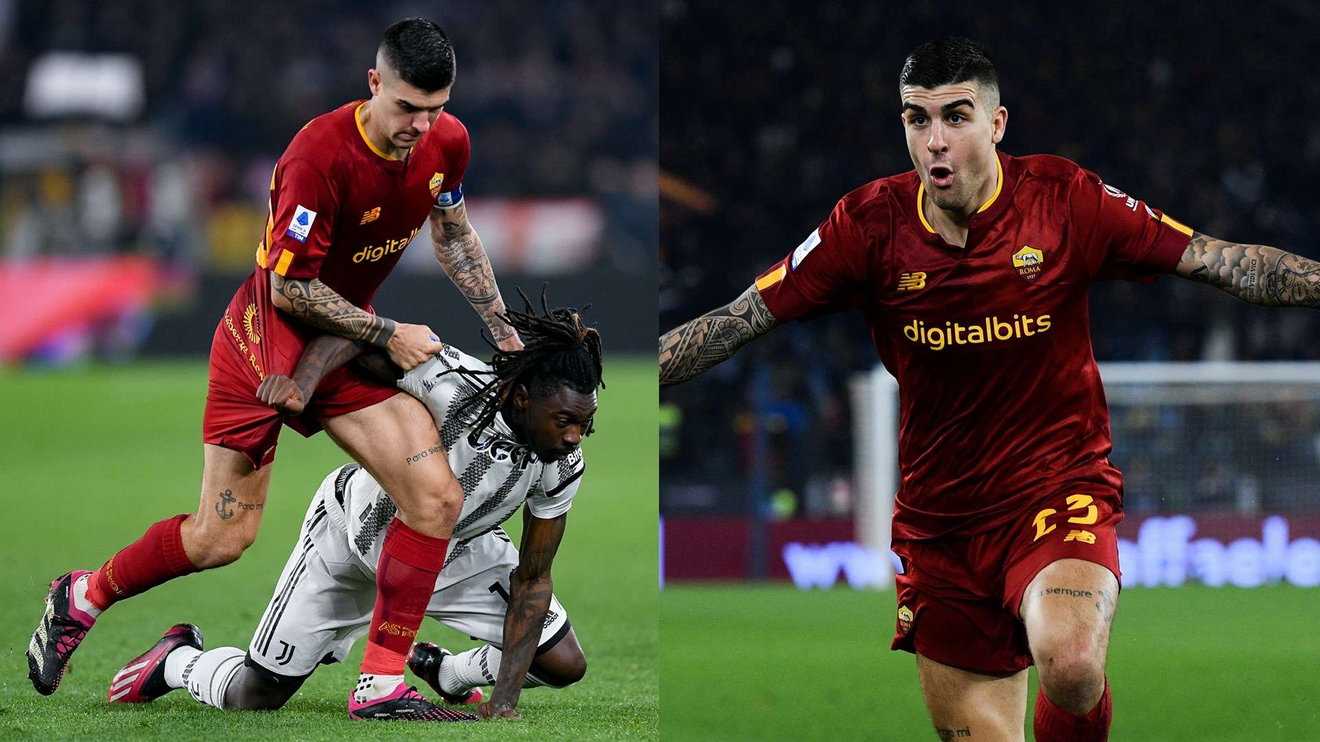 Gianluca Mancini Roma Juventus