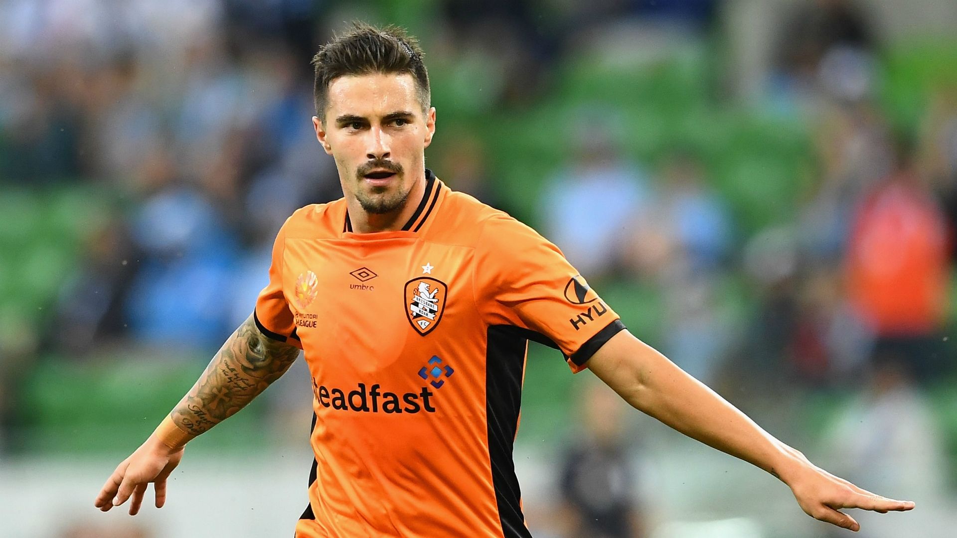 Jamie Maclaren Melbourne City v Brisbane Roar A-League 03122016