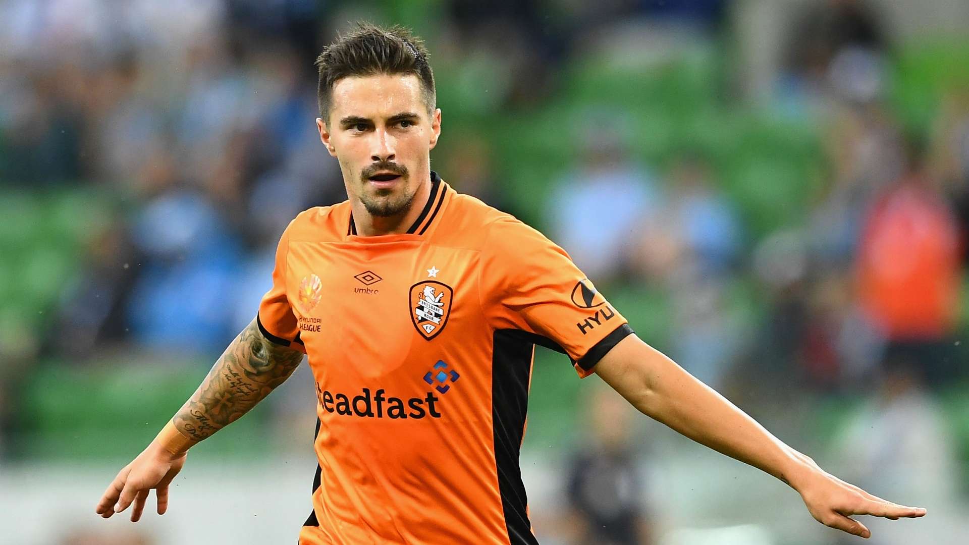 Jamie Maclaren Melbourne City v Brisbane Roar A-League 03122016