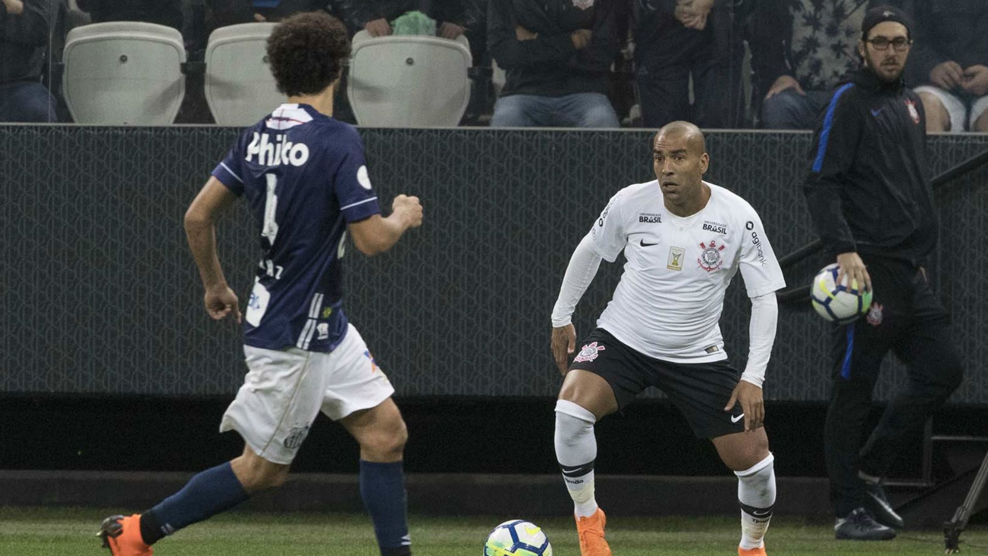 Emerson Sheik e Victor Ferraz - Corinthians x Santos - 6/06/2018