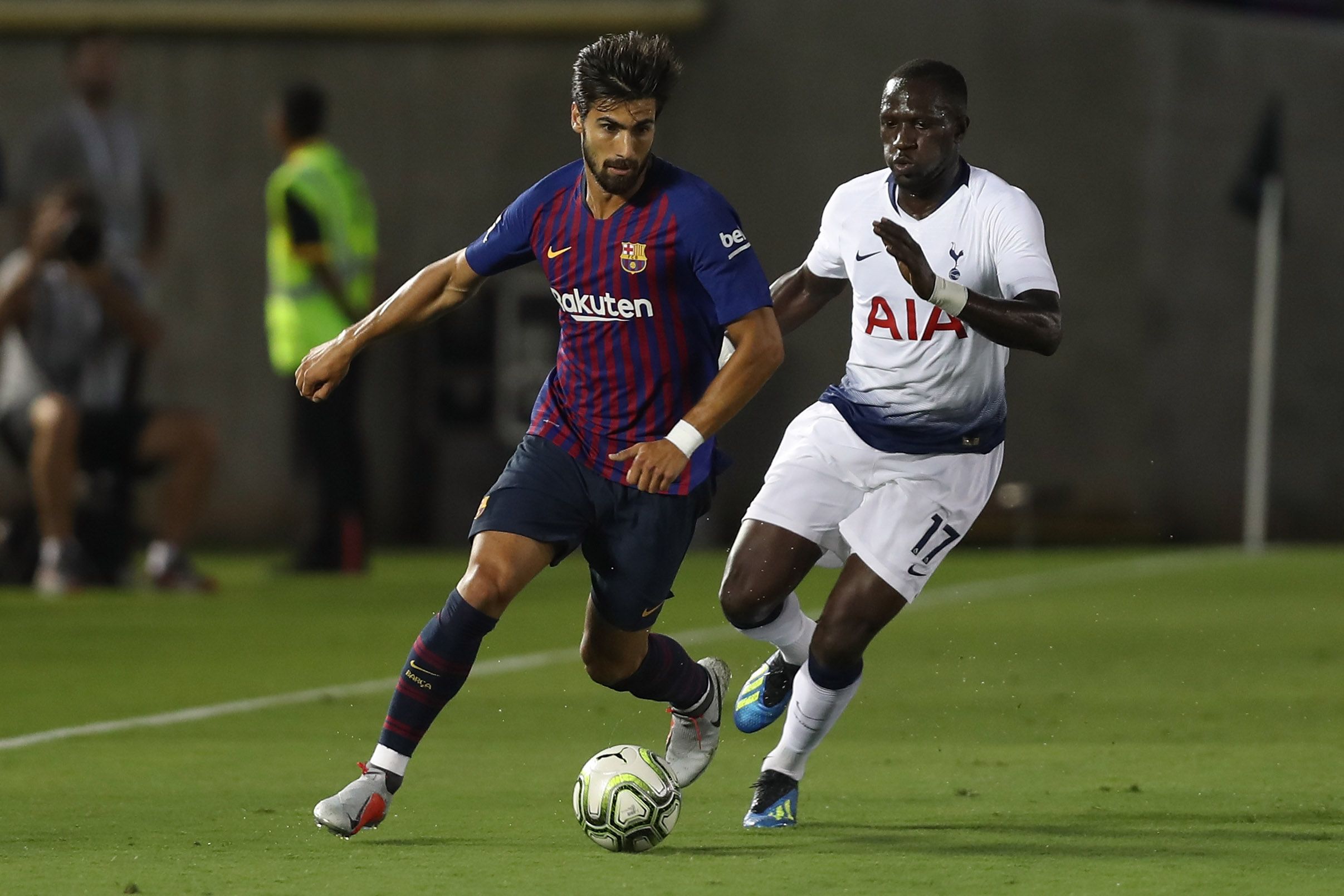 André Gomes & Moussa Sissoko - Barcelona v Tottenham Hotspur