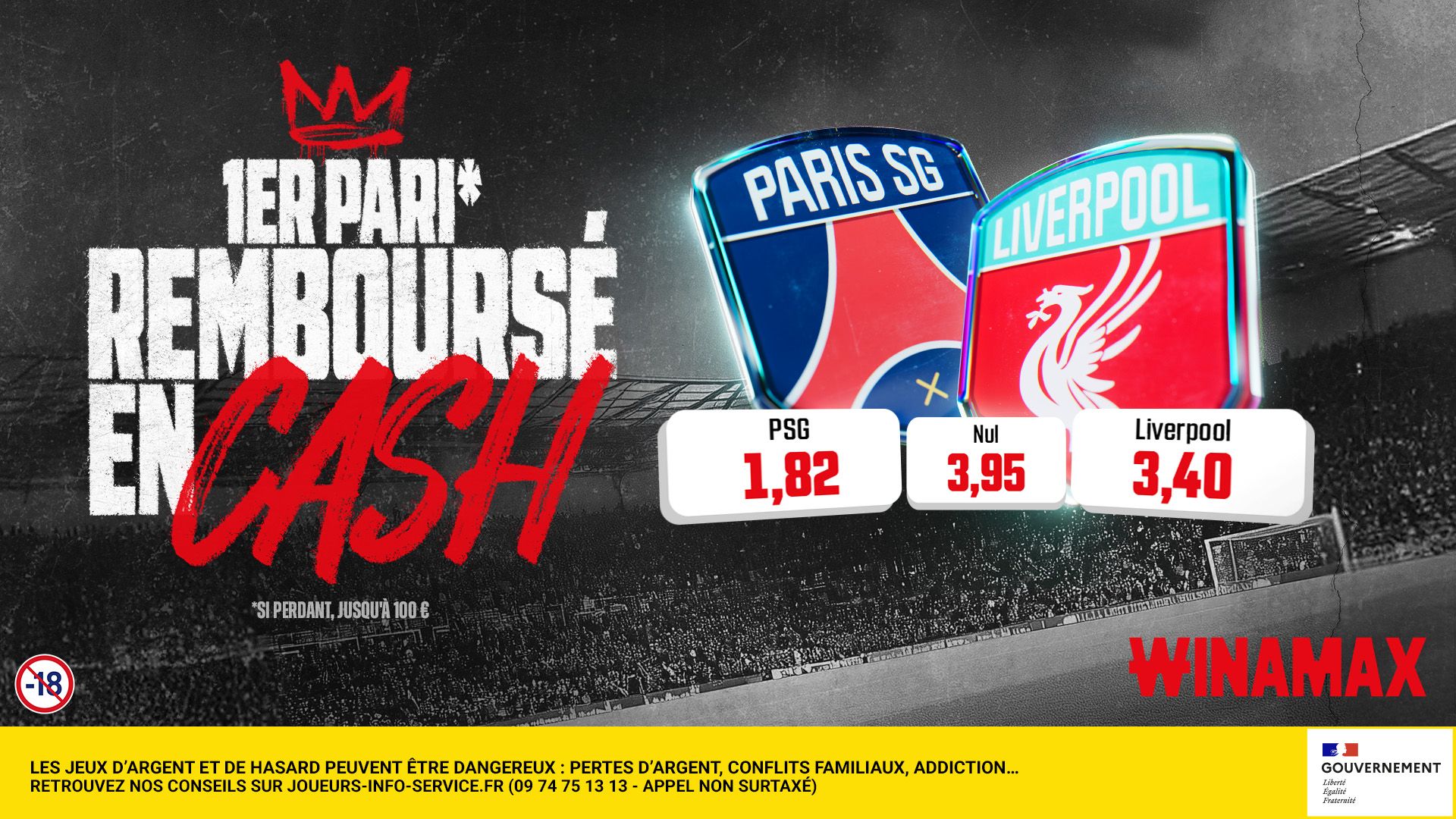 PSG liverpool winamax